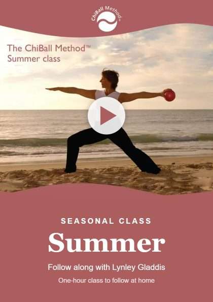 ChiBall summer class to follow at home