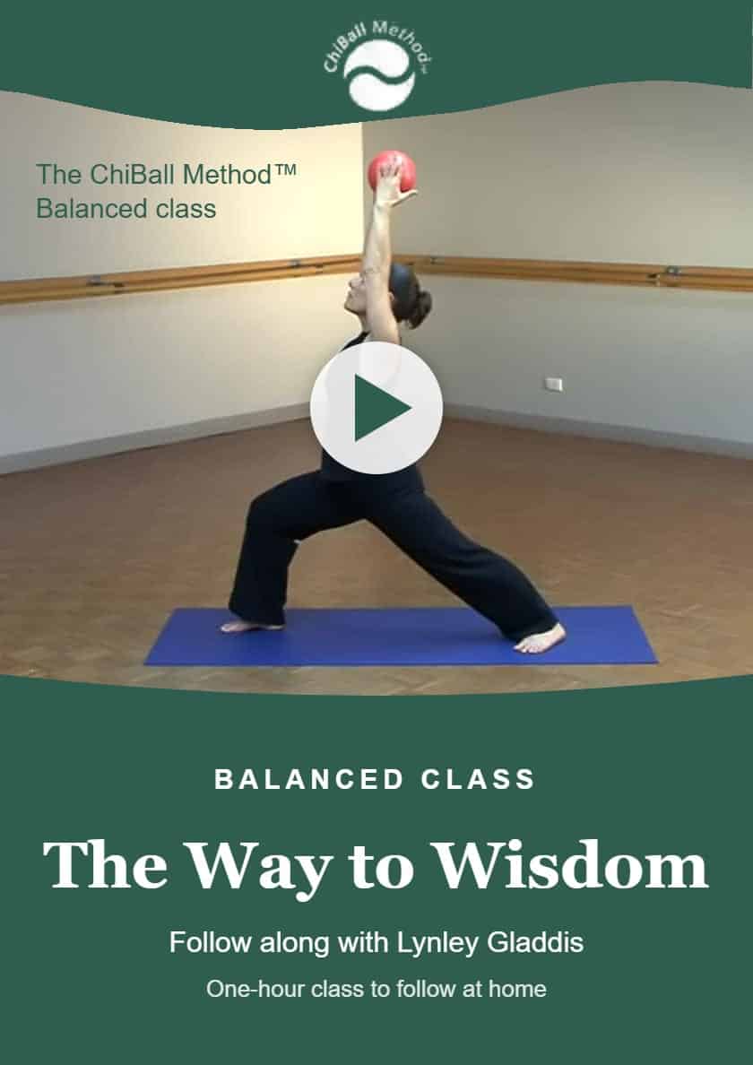 ChiBall the way to wisdom class to follow at home